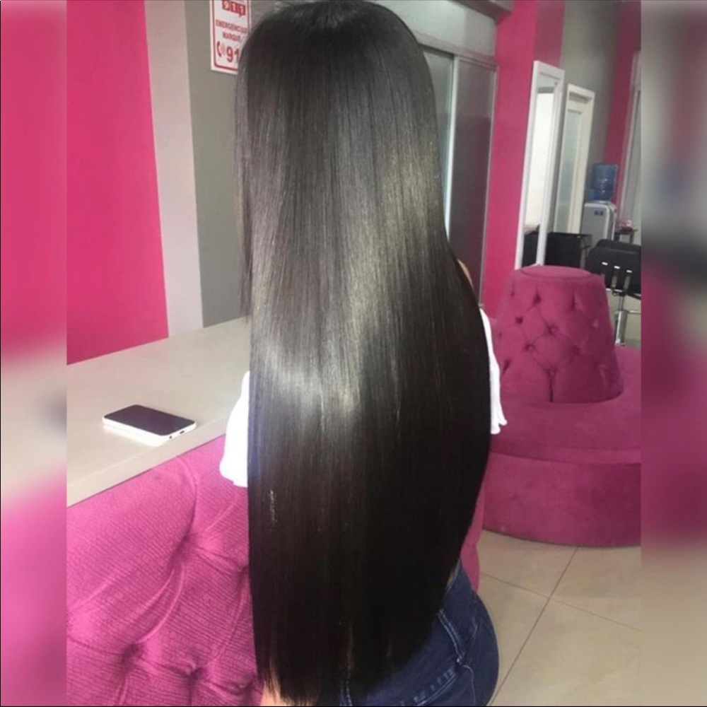 (3) virgin hair bundles 12/14/16 Peruvian straight
